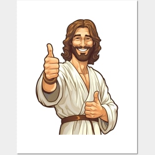 Thumbs Up Jesus Posters and Art